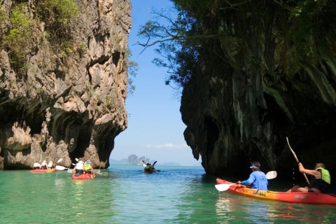 Krabi: tour guiado en kayak en Ao ThalaneTour matutino en kayak con traslado a Ao Nang