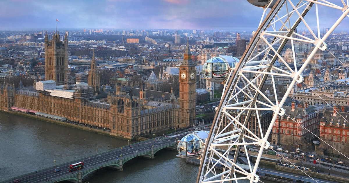 London: Gåtur til top 30-seværdigheder og tur i London Eye GetYourGuide