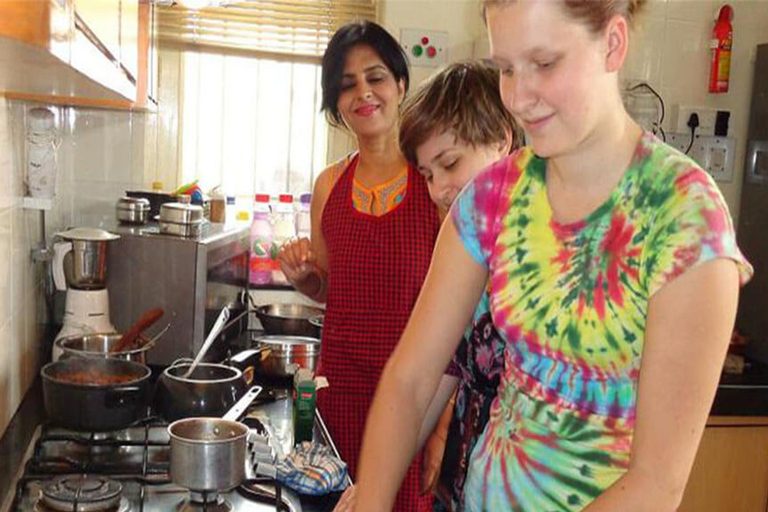 Evening Cooking Session and Dinner with an Indian Family