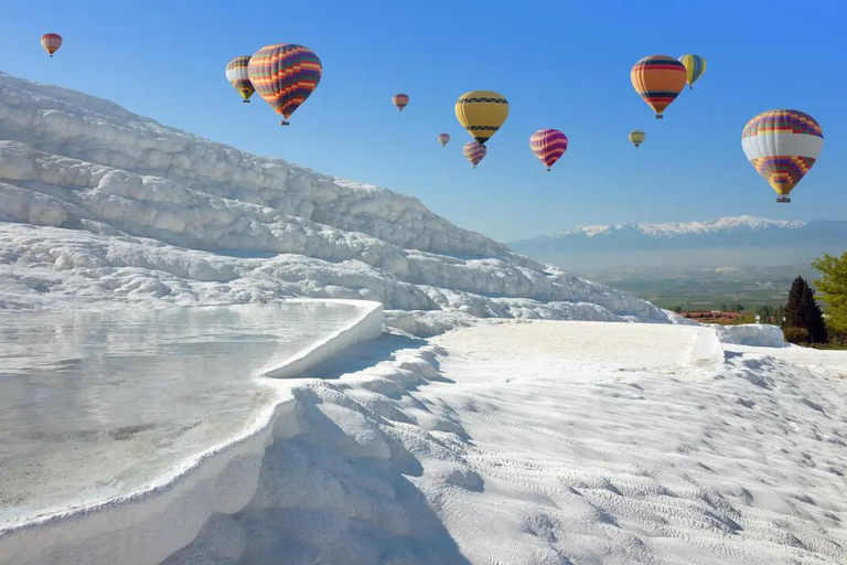 Antalya: Pamukkale Guided Tour With Optional Balloon Flight Pamukkale Balloon Only w/Transfer from Pamukkale Hotels