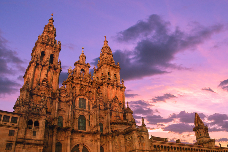 Santiago de Compostela: Private Guided Tour with Your Phone Santiago: The Fonseca Code and the Stonemasons with Physical Kit and Live Guide