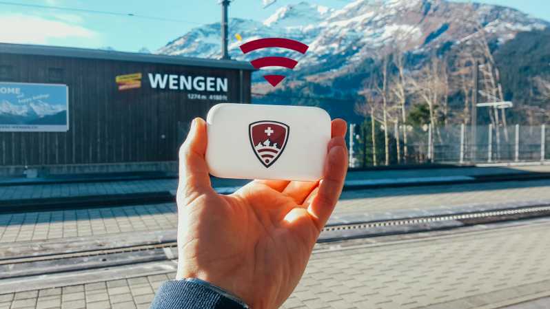 Zurique: Wi-Fi de bolso, Wi-Fi 4G ilimitado, Estação principal de coleta