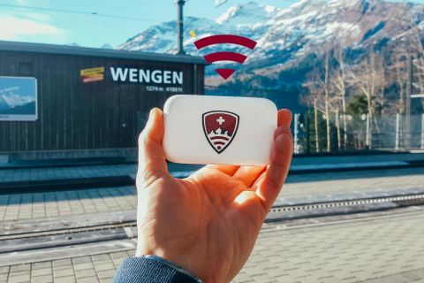 Zurigo: Pocket Wi-Fi Unlimited 4G, trasferimento dall'aeroporto