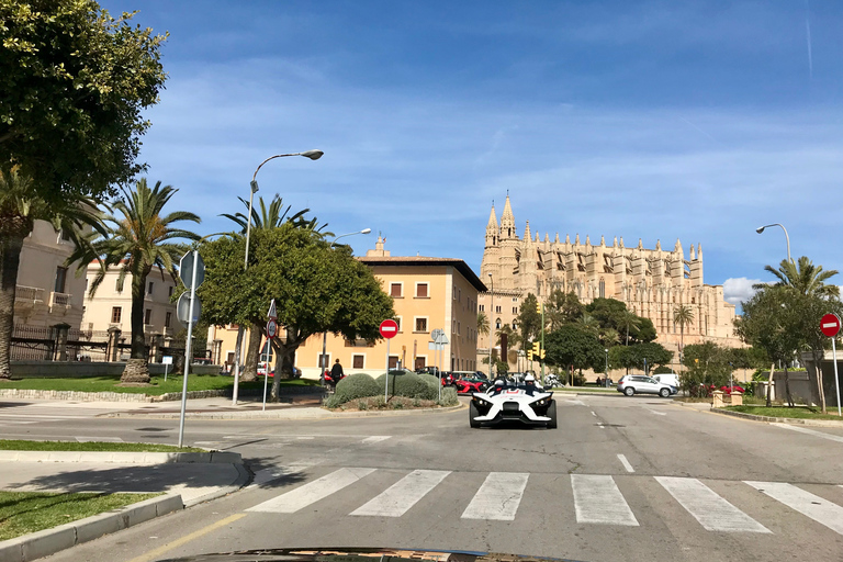 Mallorca: rondrit van 2.5 uur in een racewagen