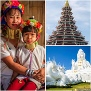 From Chiang Mai: Chiang Rai Temples & Long Neck Village Tour
