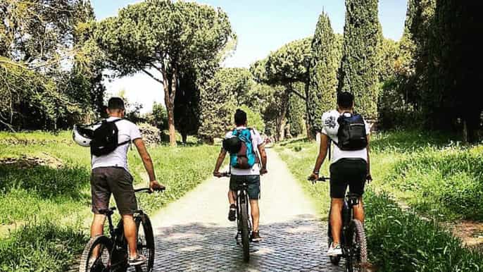 rome ancient appian way ebike tour