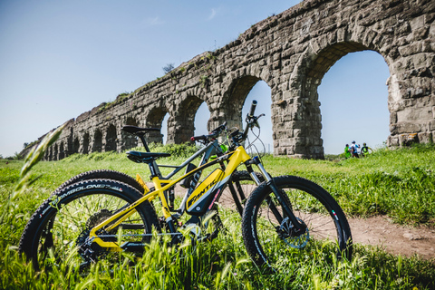 Rom: Appian Way eBike Tour Aquädukte, Katakomben &amp; Lunch BoxNur die Via Appia und die Aquädukte