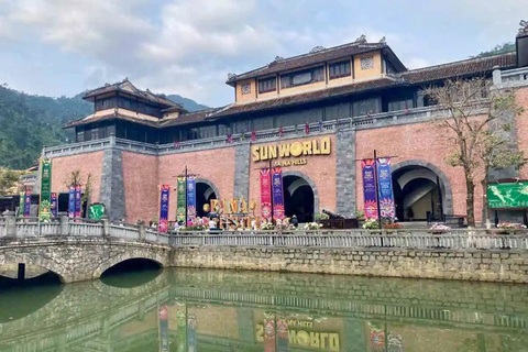 Ba Na Hill With Golden Hand Bridge