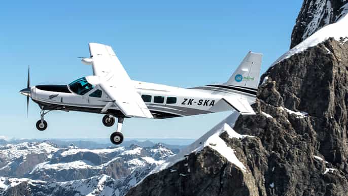 milford sound big 5 glaciers scenic flight from queenstown