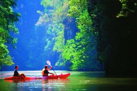 Kayak de mar en Ao Thalane y opcional de día completo de la isla de Hong - Hizvo