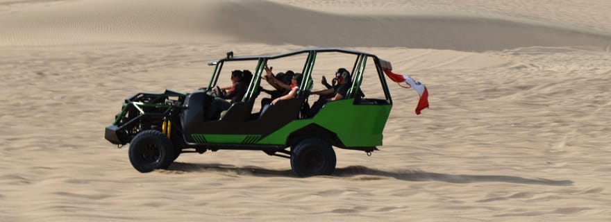 Lima : Transfert + Paracas + Huacachina + Sandboarding + Buggies
