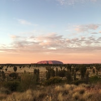 Uluru, Feld der leichten Sonnenaufgang Tour mit heißen Getränken - Housity