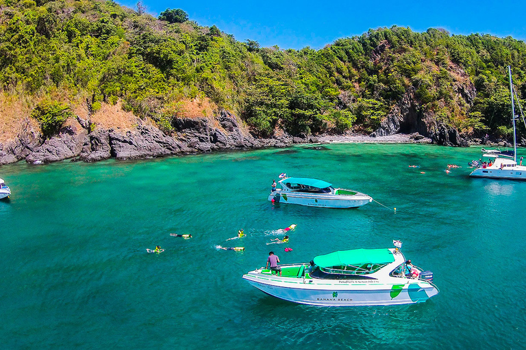 Phuket: Banana Beach bij Koh Hey Speedboot DagtripOphaalservice vanuit het centrum van Phuket