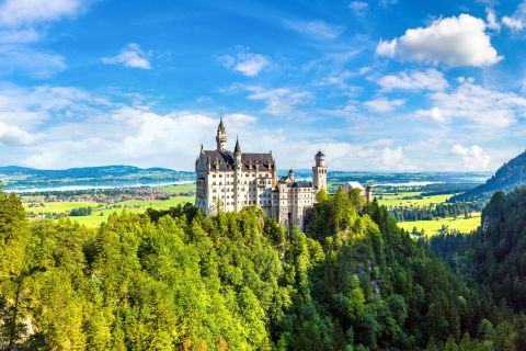 Vanuit München: dagtrip naar kasteel Neuschwanstein per busje