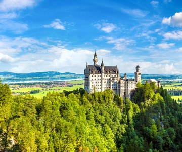 Z Monachium: Zamek Neuschwanstein: 1-dniowa wycieczka vanem