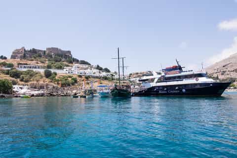 From Rhodes City: Boat Day Trip to Lindos