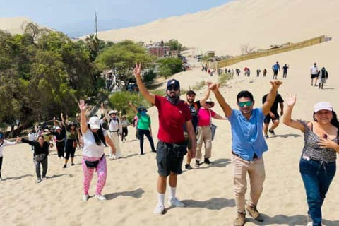 Från Lima: Paracas och Huacachina Oasis dagsutflykt