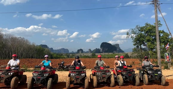 Ao Nang: ATV Ride and Natural Swimming Experience
