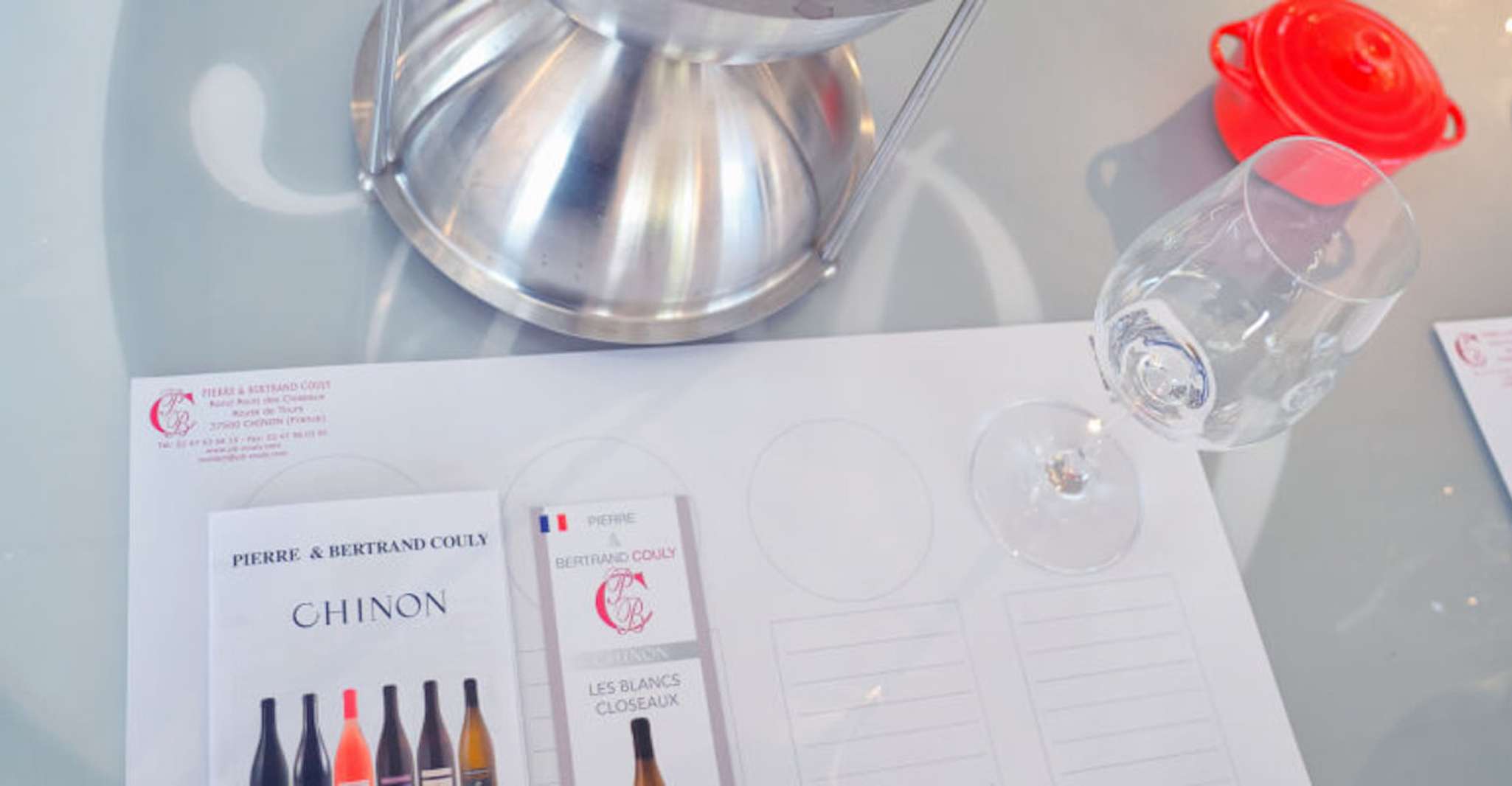 Wine sensory workshop at Pierre & Bertrand Couly - Chinon - Hizvo