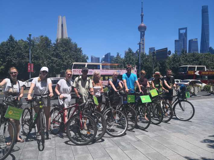 Shanghai: tour in bici classico di un'intera giornata con un pranzo autentico