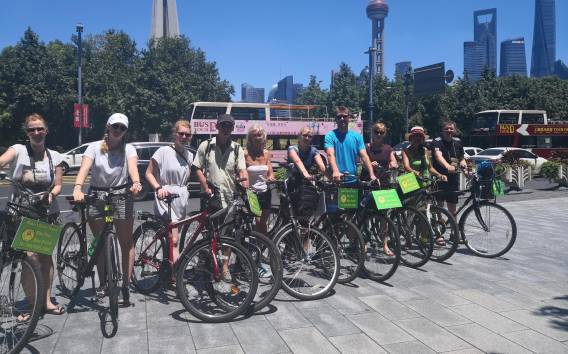 Shanghai: Ganztägige klassische Radtour mit authentischem Mittagessen