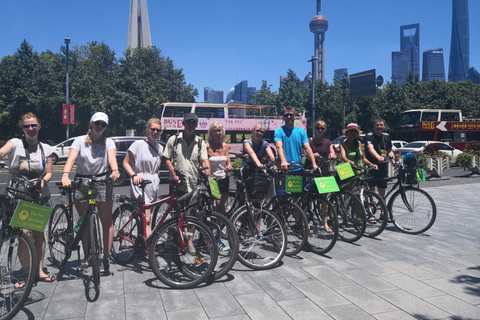 Shanghai: Tour en vélo classique d'une journée avec un déjeuner authentique