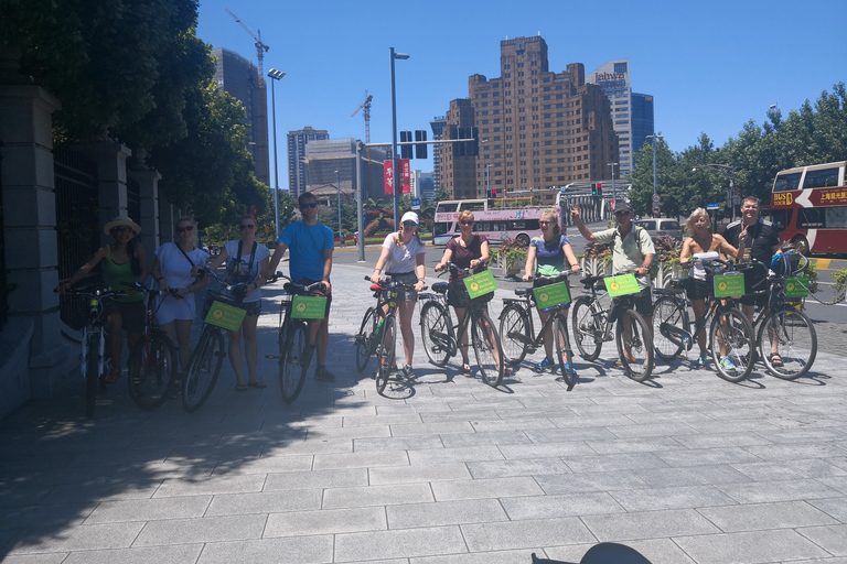 Shanghai: tour in bici classico di un&#039;intera giornata con un pranzo autentico