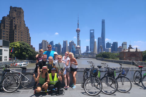 Shanghái: Tour en bicicleta clásico de día completo con almuerzo auténtico