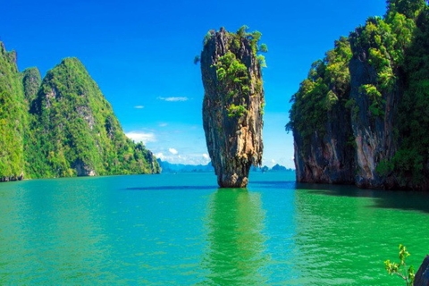 Krabi : île de James Bond en bateau longtail et option canoëKrabi : visite des îles en bateau longtail et tour en canoë