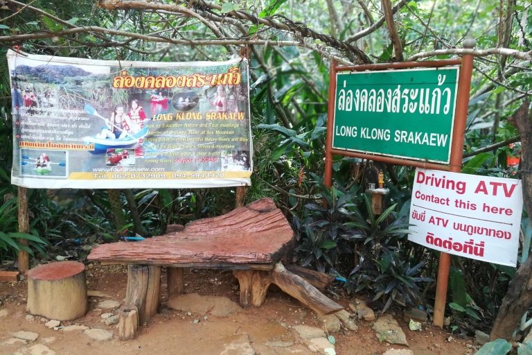 Krabi: Kajak in der Blauen Lagune Klong Srakaew & Quad-TourPrivates halbtägiges Kajakfahren in Klong Srakaew mit ATV