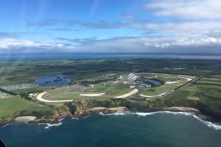 Isla Phillip: vuelo costero en helicópteroEl circuito del Gran Premio de Phillip Island