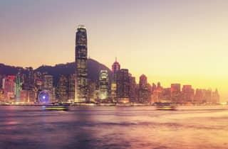 HK Victoria Sunset Harbour Cruise Dim Sum Tasting Nachttour