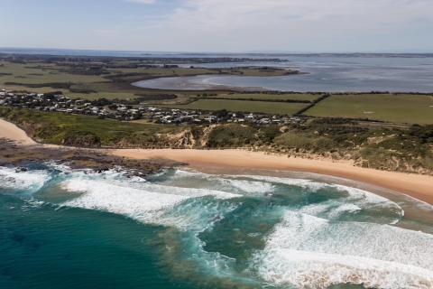 Phillip Island: vol en hélicoptère d'une durée de 16 minutes sur la plage et la faune