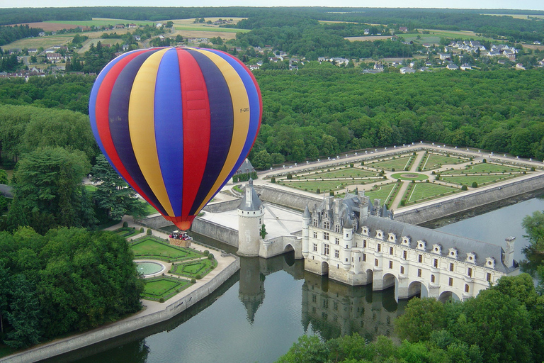 Vanuit Chenonceau: Luchtballonvaart in de Loirevallei