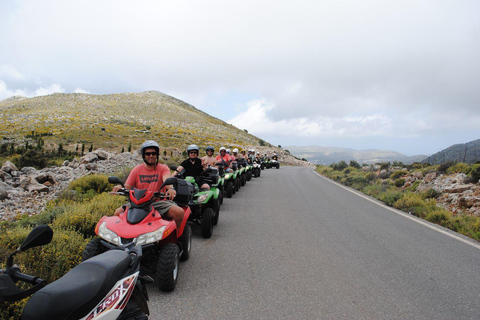 Creta: Excursión en quad todoterreno a pueblos con traslados al hotel