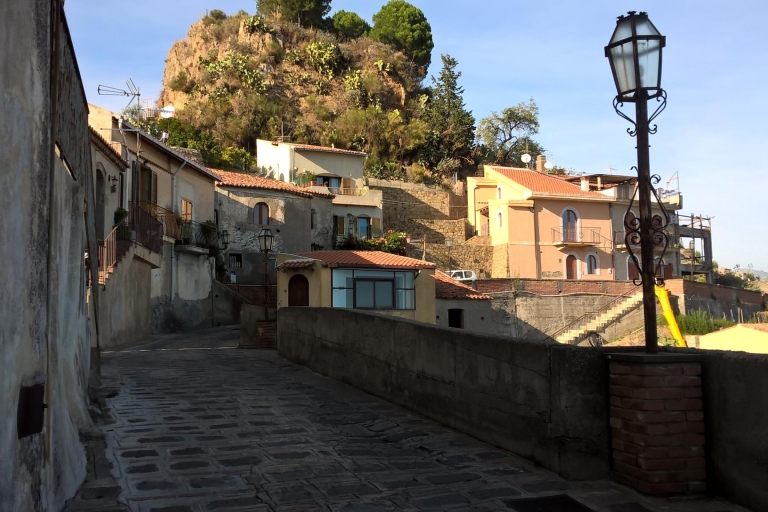 Taormina, Savoca i Castelmola: Transport z przewodnikiem