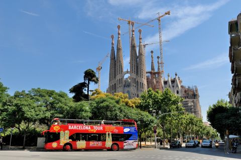 Hop-on, hop-off-bus van Barcelona en Spotify Camp Nou-tour