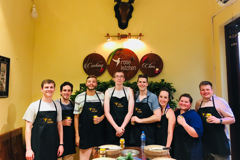 Hanoi: clase de cocina en una villa local con recorrido por el mercado