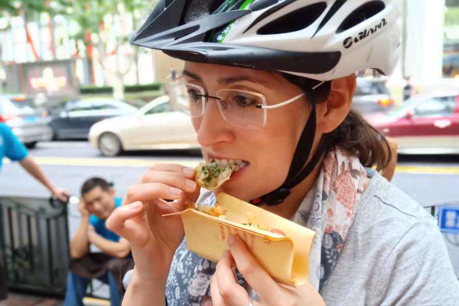 Shanghai: Fahrrad- und Food-Tour