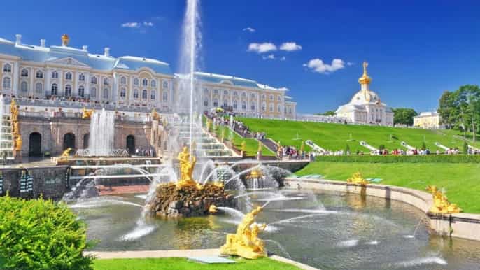 st petersburg peterhof tour with return by hydrofoil