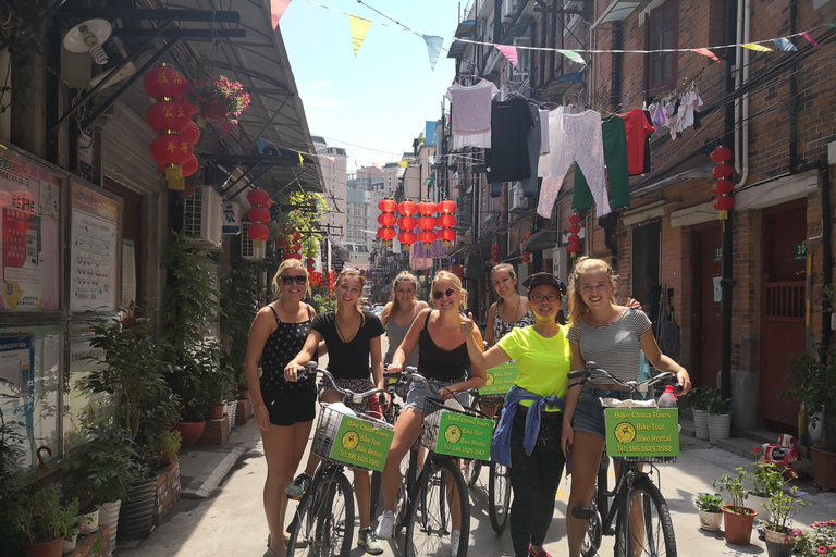 Shanghai Must-See and Foodie Test Bike Tour( Day & Night) Shanghai Must-See and Foodie Bike Tour