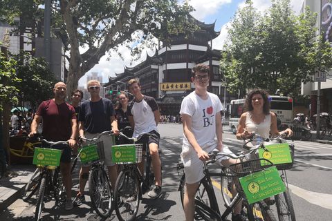 Shanghai Must-See and Foodie Test Bike Tour( Day & Night) Shanghai Must-See and Foodie Bike Tour