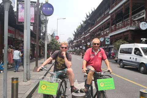 Shanghai: Tour en vélo classique d'une journée avec un déjeuner authentique