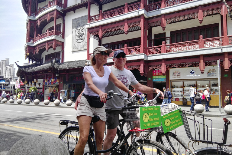 Shanghai Must-See and Foodie Test Bike Tour( Day &amp; Night)Shanghai Must-See and Foodie Bike Tour