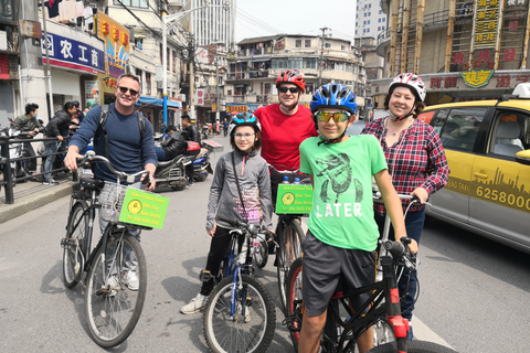 Shanghai: tour in bici classico di un&#039;intera giornata con un pranzo autentico