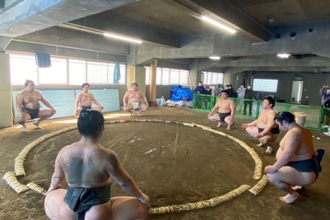 Osaka: Authentic Sumo Morning Practice & Chanko Lunch Authentic Sumo Morning Practice Viewing 【Only viewing】