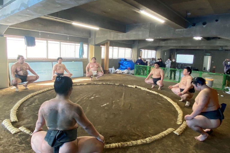 Osaka: Authentic Sumo Morning Practice & Chanko Lunch Authentic Sumo Morning Practice Viewing 【Only viewing】