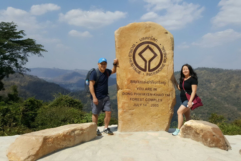 De Bangkok: excursion d'une journée au parc national d'Ayutthaya et Khao YaiParc national d'Ayutthaya et Khao Yai: visite privée