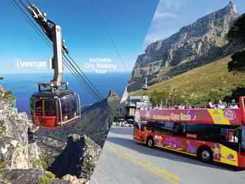 Tafelberg-Luftseilbahn und Hop-On/Hop-Off-Busticket Tafelberg-Luftseilbahn und Hop-On/Hop-Off-Busticket