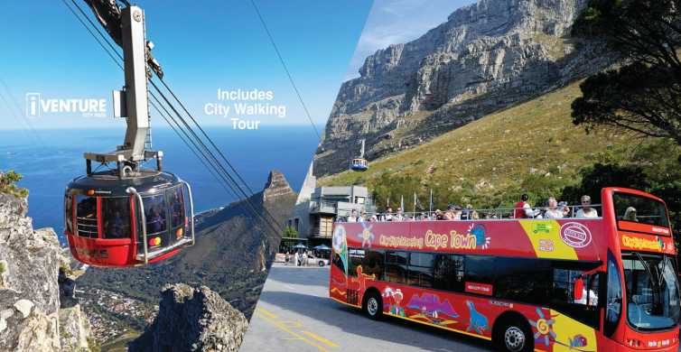 Cape Town Table Mountain Cable Car Hop On Off Bus Tour